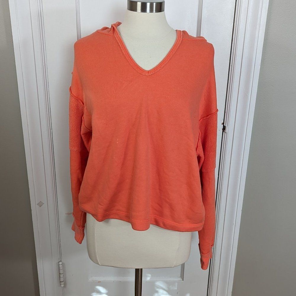 Lulus | NWT Coral Pullover Hooded Sweatshirt Sz M